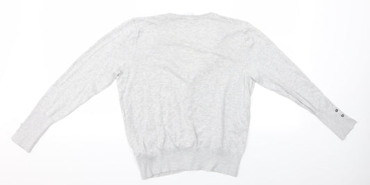 Primak Womens Grey Cardigan Jumper Size 12 - Primark