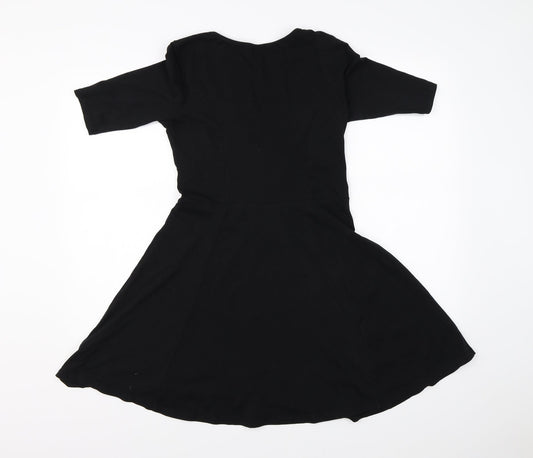 H&M Womens Black Shift Size S