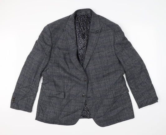 Womens UK Size 3XL M&S Regular Grey Suit Jacket