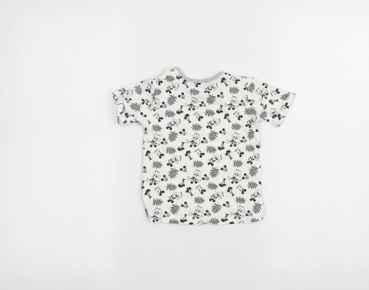 George Baby White Basic T-Shirt Size 6-9 Months