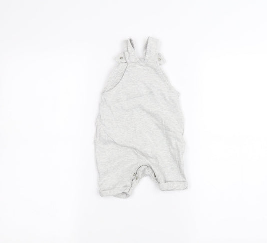 Mothercare Baby Grey Dungaree One-Piece Size 3-6 Months