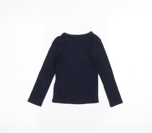 NEXT Girls Blue Basic T-Shirt Size 3 Years