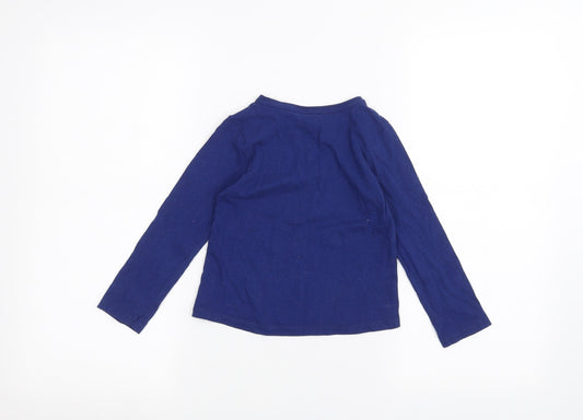 TU Boys Blue Basic T-Shirt Size 3-4 Years