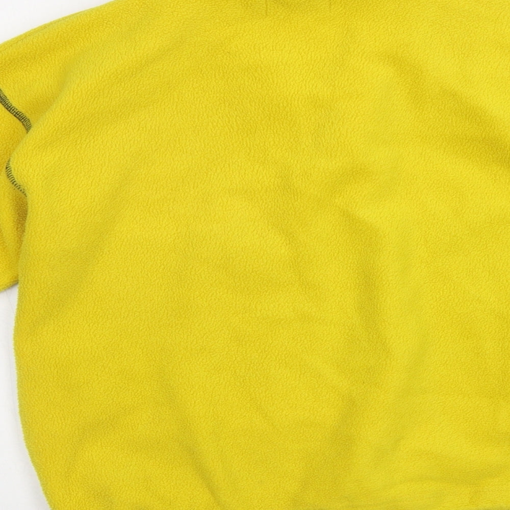 WPS Womens Yellow Striped Pullover Sweatshirt Size M
