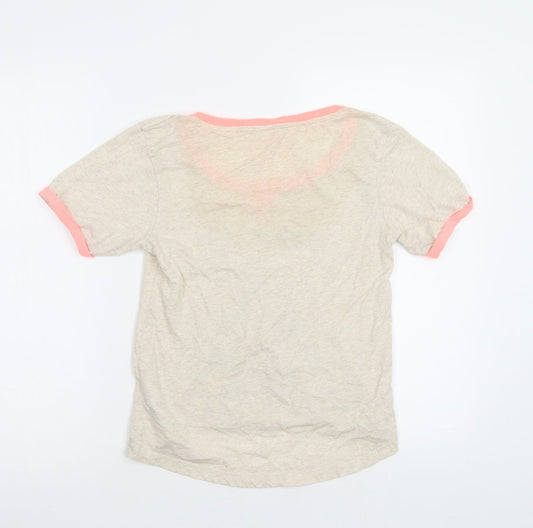 Primark Girls Beige Basic T-Shirt Size S - Mermaid