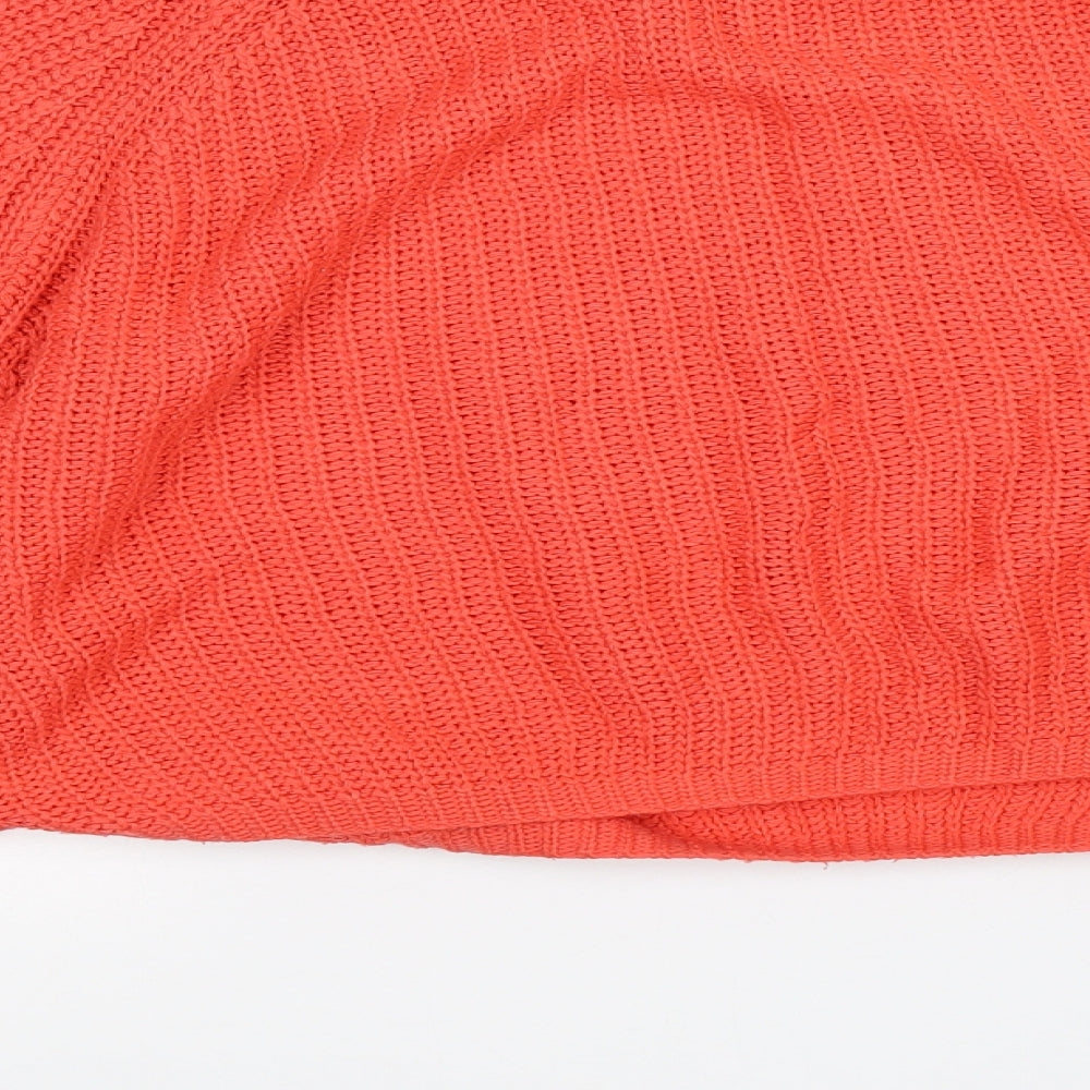 Primark Womens Orange Pullover Jumper Size S