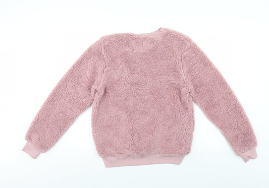 SoulStar Womens Pink Pullover Jumper Size S
