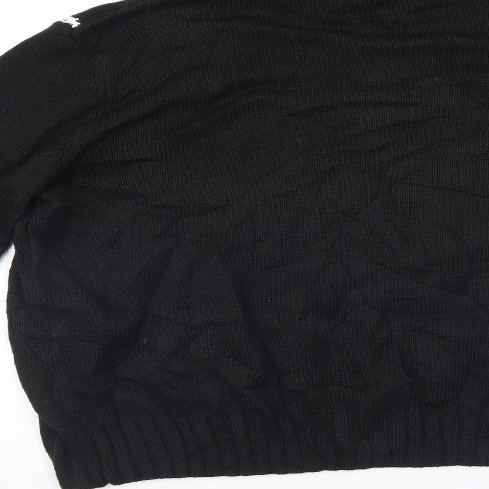 Womens UK Size M Divided Black Pullover Jumper