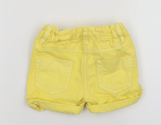 F&F Girls Yellow Jeans Size 12-18 Months