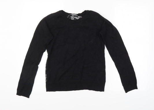Womens UK Size 14 LIMITED COLLECTION Black Pullover Jumper