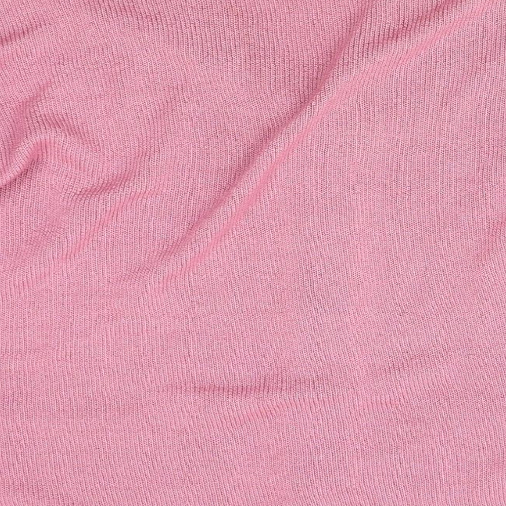 Womens UK Size M cARE Pink Cardigan Jumper