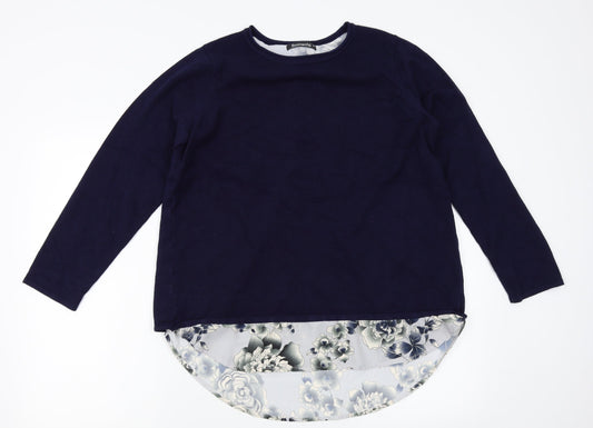 Womens UK Size M Bonmarche Blue Pullover Jumper