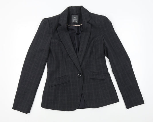 Womens UK Size 10 Atmosphere Regular Grey Blazer