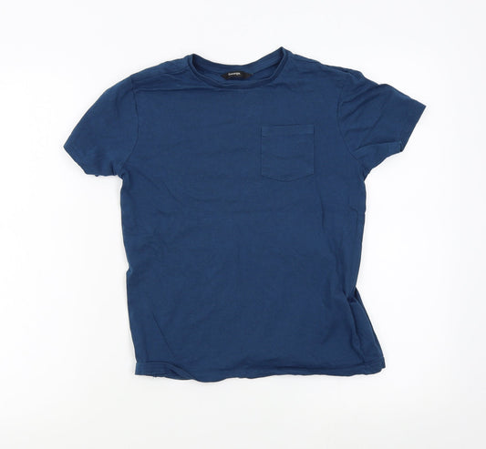George Boys Blue Basic T-Shirt Size 10-11 Years