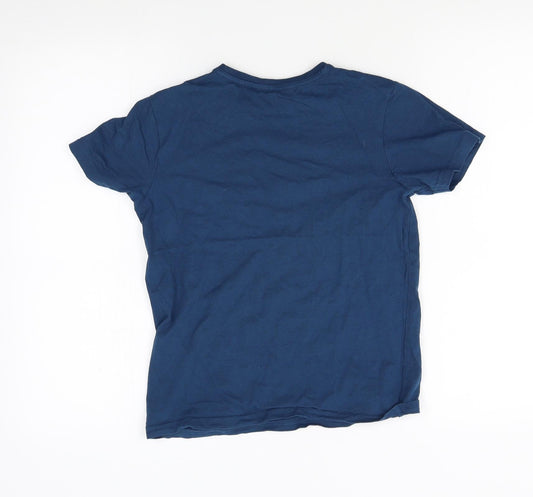 George Boys Blue Basic T-Shirt Size 10-11 Years