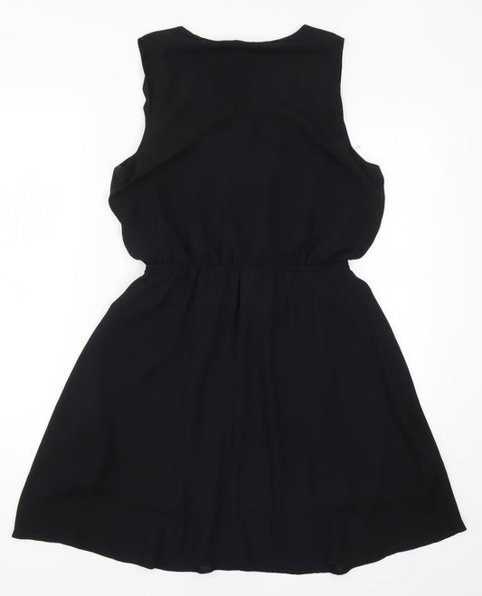 H&M Womens Black A-Line Size 8