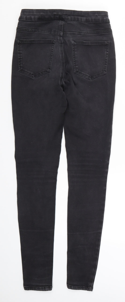 TU Womens Black Denim Skinny Jeans Size 8 L29 in