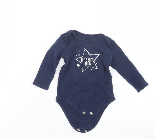 Matalan Boys Blue Babygrow One-Piece Size 3-6 Months