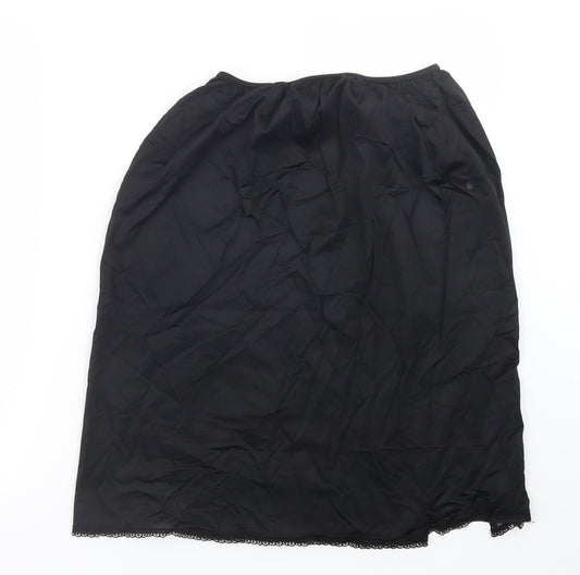 Littlewoods Womens Black Straight & Pencil Skirt Size 16