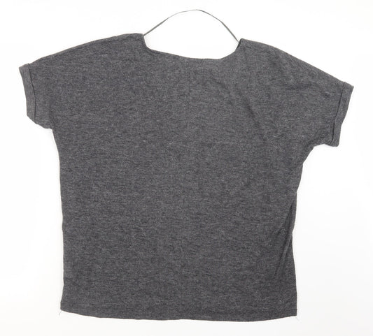 Womens UK Size 12 Atmosphere Grey Pullover Jumper