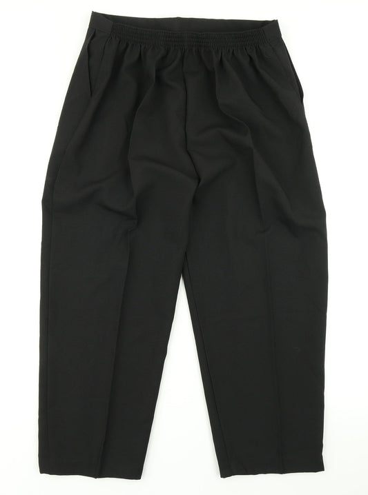 NS F Womens Black Dress Pants Trousers Size 18 L23 in
