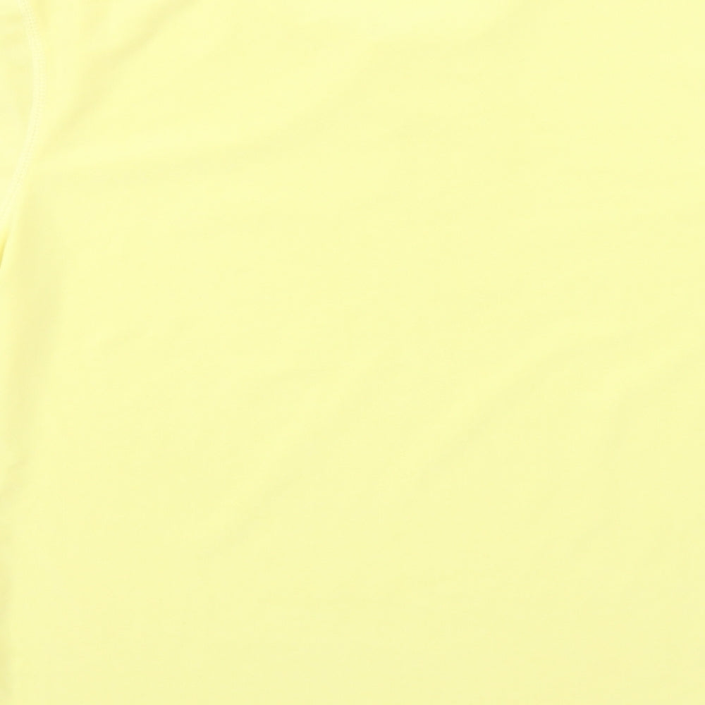 Bonmarché Womens Yellow Basic T-Shirt Size M