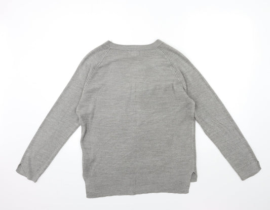 Primark Womens Grey Knit Pullover Jumper Size 12