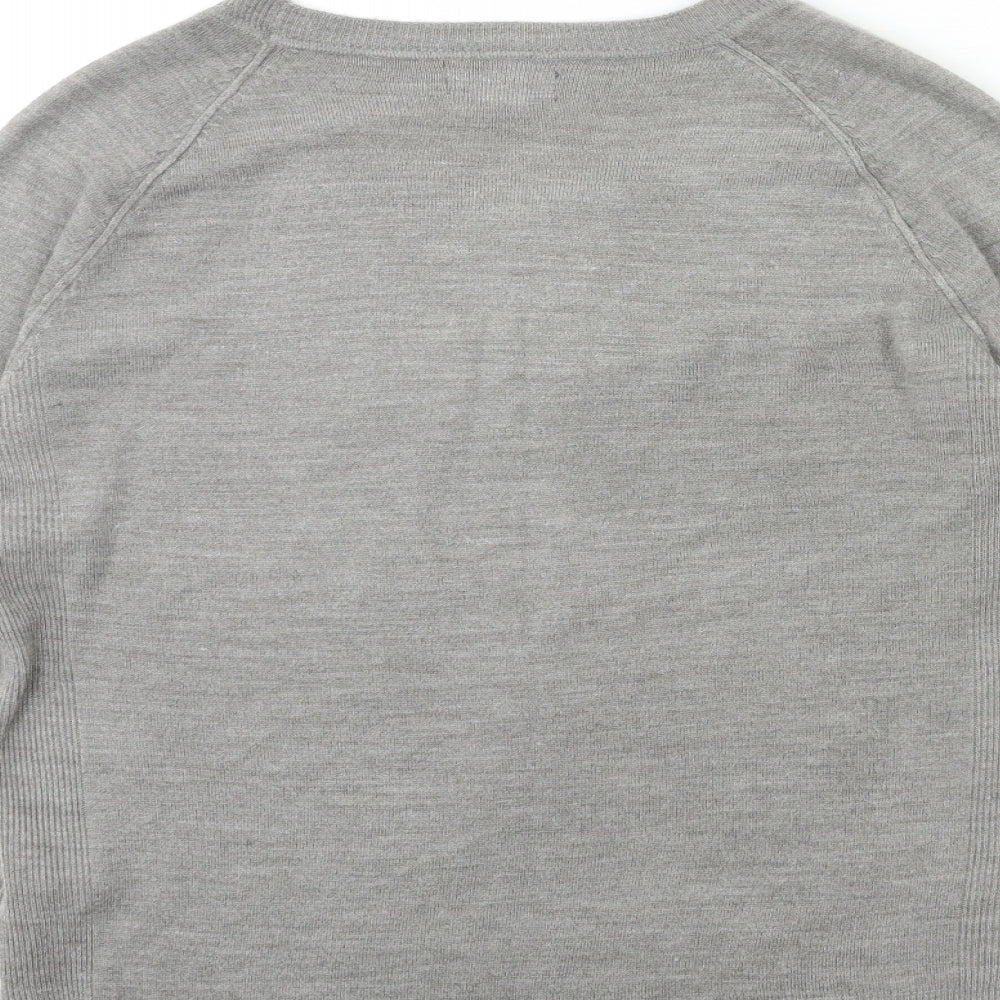 Primark Womens Grey Knit Pullover Jumper Size 12