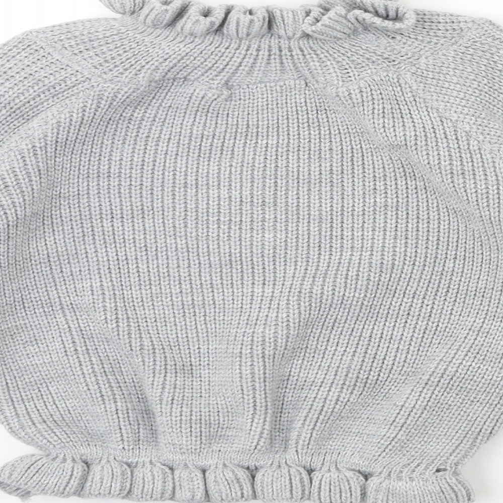 Womens UK Size S CAMEO ROSE Grey Pullover Jumper