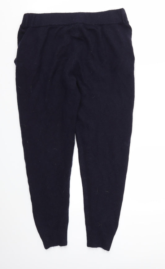 Red Hearing Womens Blue Trousers Size 14 L24 in