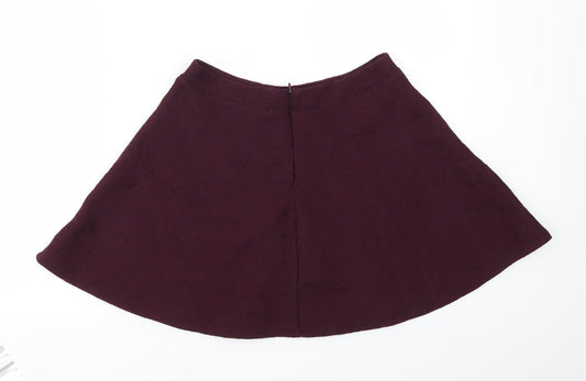 FOREVER 21 Womens Purple Flare Skirt Size M