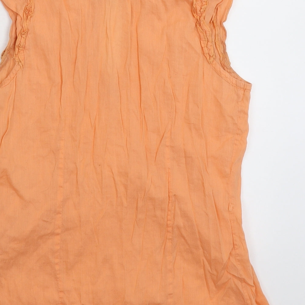 ASOS Womens Beige Basic T-Shirt Size 10