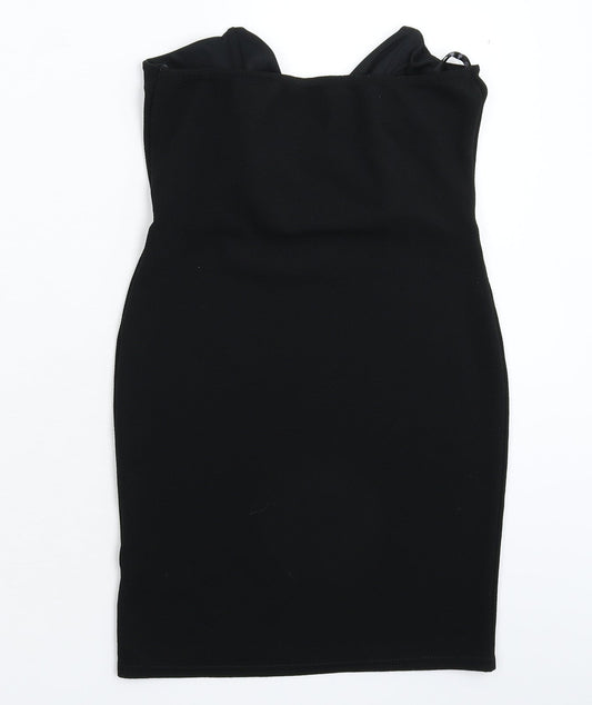 Missguided Womens Black Mini Size 10