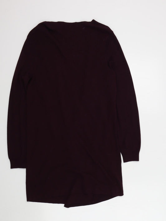 Womens UK Size M M&S Purple Cardigan Jumper