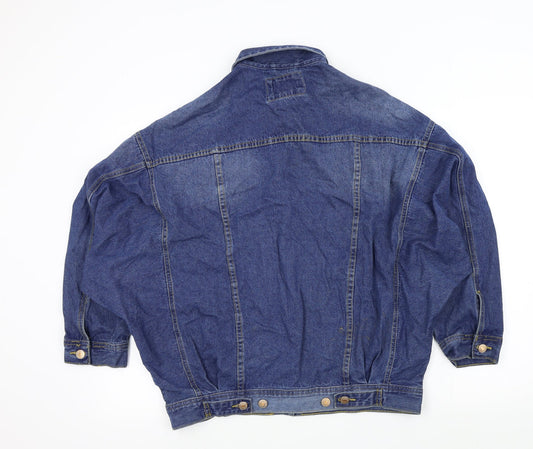 Womens UK Size M FOREVER 21 Blue Jacket