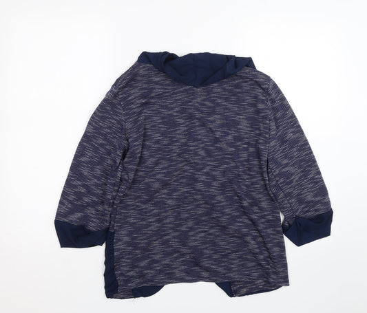 Womens UK Size 8 Mela London Blue Cardigan Jumper
