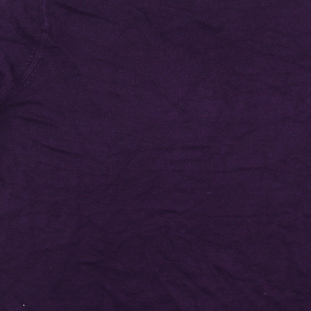 Womens UK Size 10 BHS Purple Pullover Jumper