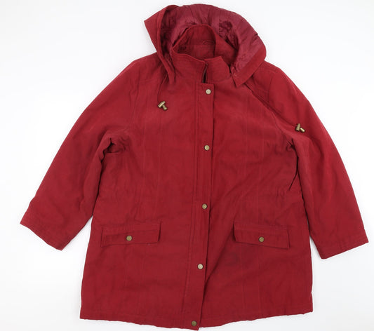 BM Womens Red Jacket Size L