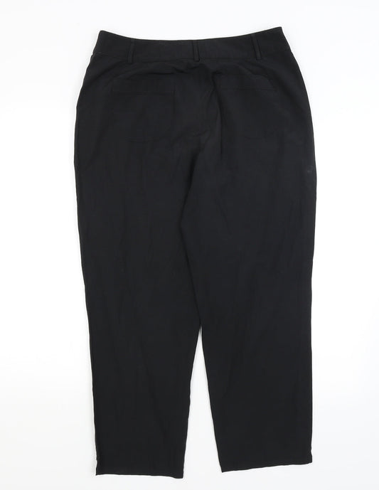 Gerry Weber Womens Black Trousers Size 12 L25 in