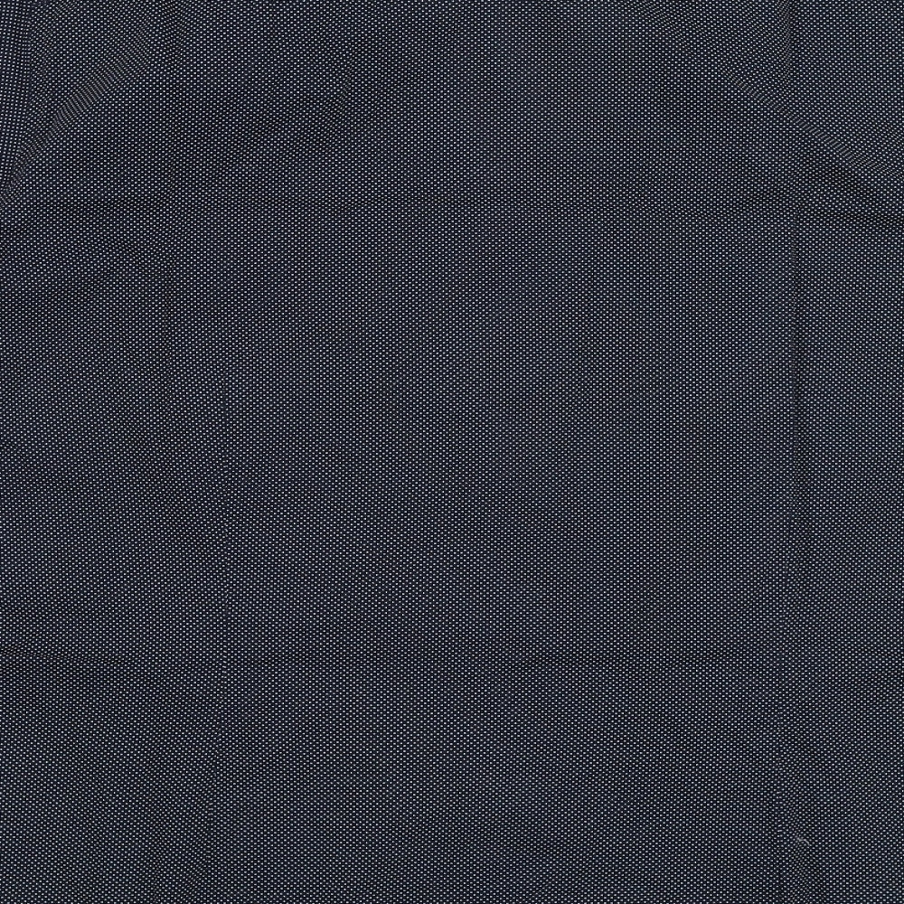 George Mens Blue Button-Up Size 2XL