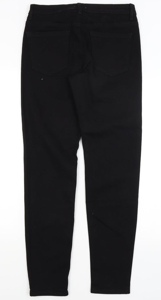 FOREVER 21 Womens Black Straight Jeans Size 30 in L29.5 in