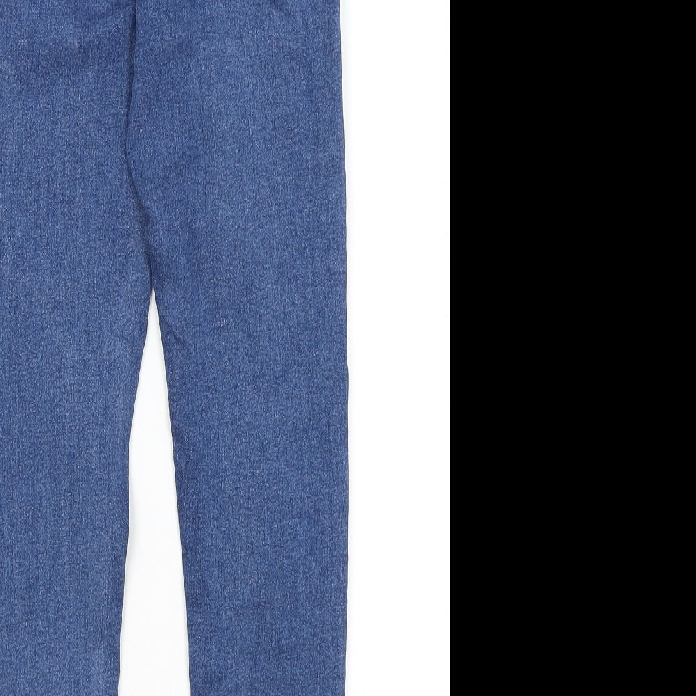 Topshop Womens Blue Skinny Jeans Size 24 in L24 in