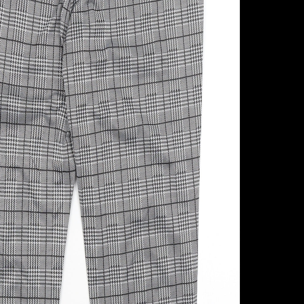 Womens UK Size XL Preworn Regular Fit Grey Trousers