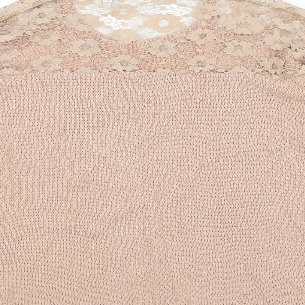 Womens UK Size 10 New Look Pink Pullover Jumper