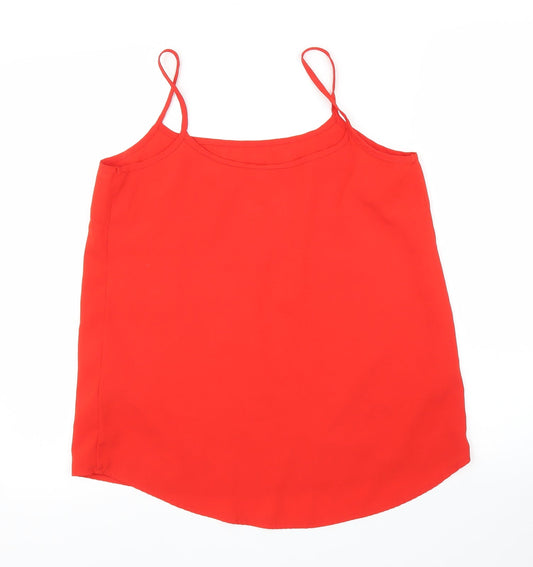 Primark Womens Red Camisole Blouse Size 10