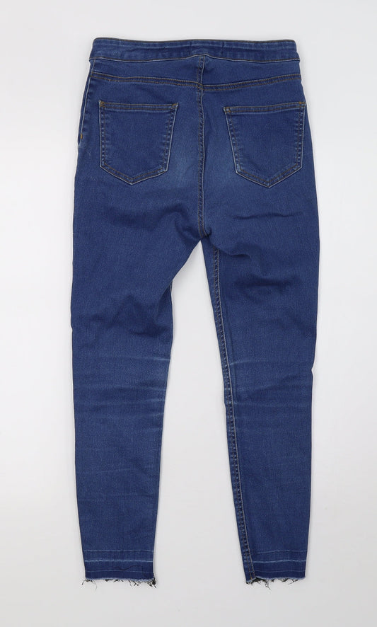 New Look Womens Blue Denim Skinny Jeans Size 10 L25 in