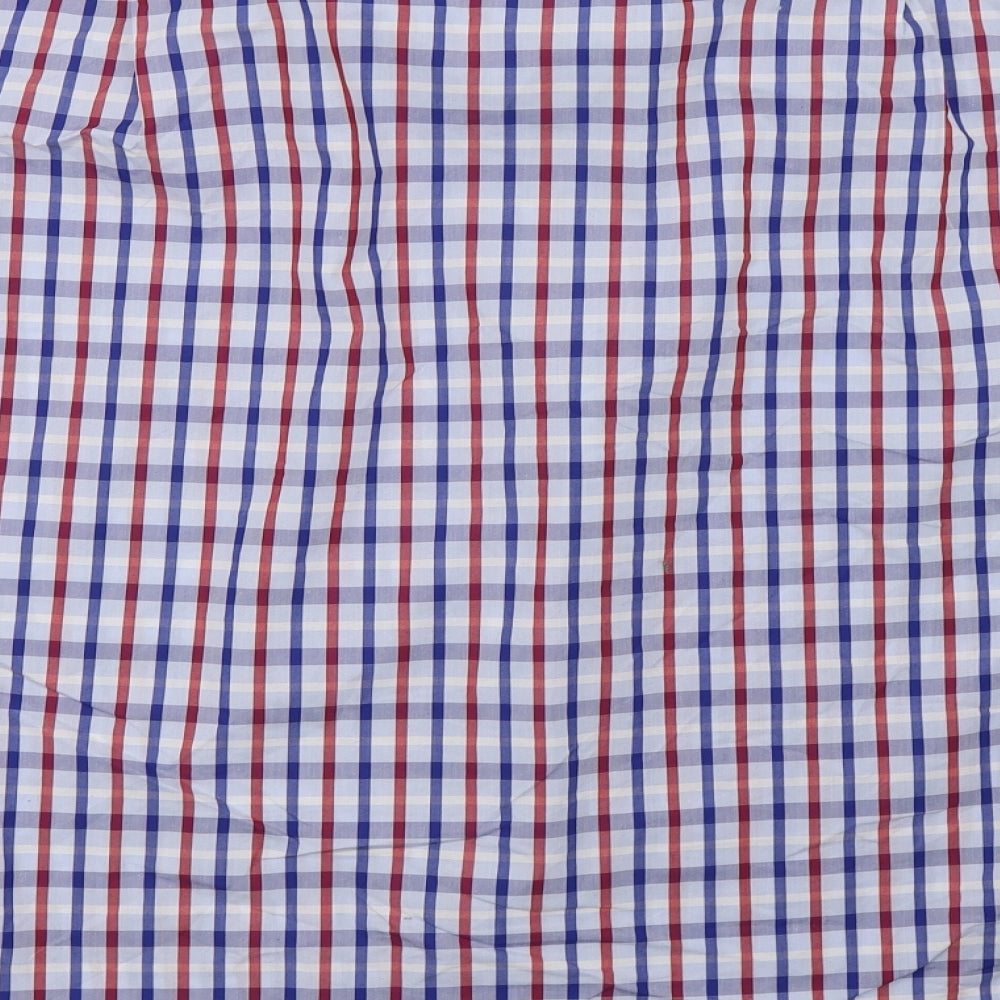 Mens UK Size L Dustin White Button-Up Short Sleeve Casual Shirt