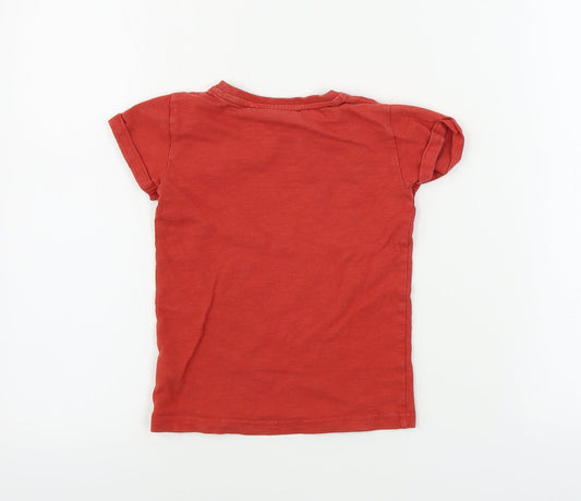 NEXT Boys Red Paisley Basic T-Shirt Size 3 Years - batman