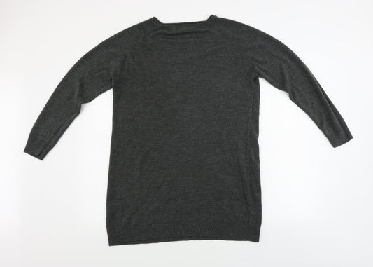Atmosphere Womens Grey A-Line Size 16