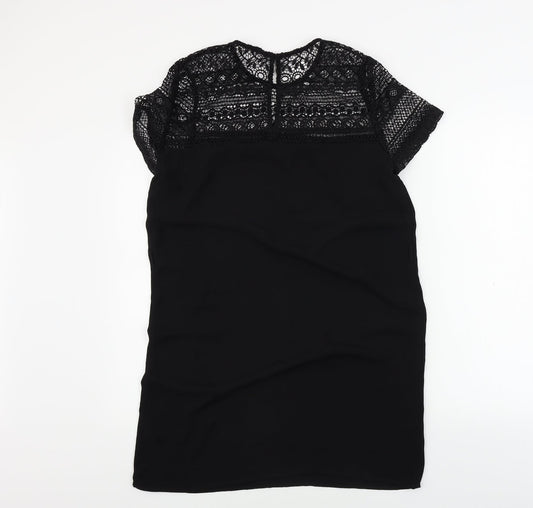 New Look Womens Black A-Line Size 10